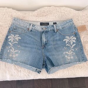 Lucky Brand cut off jean shorts